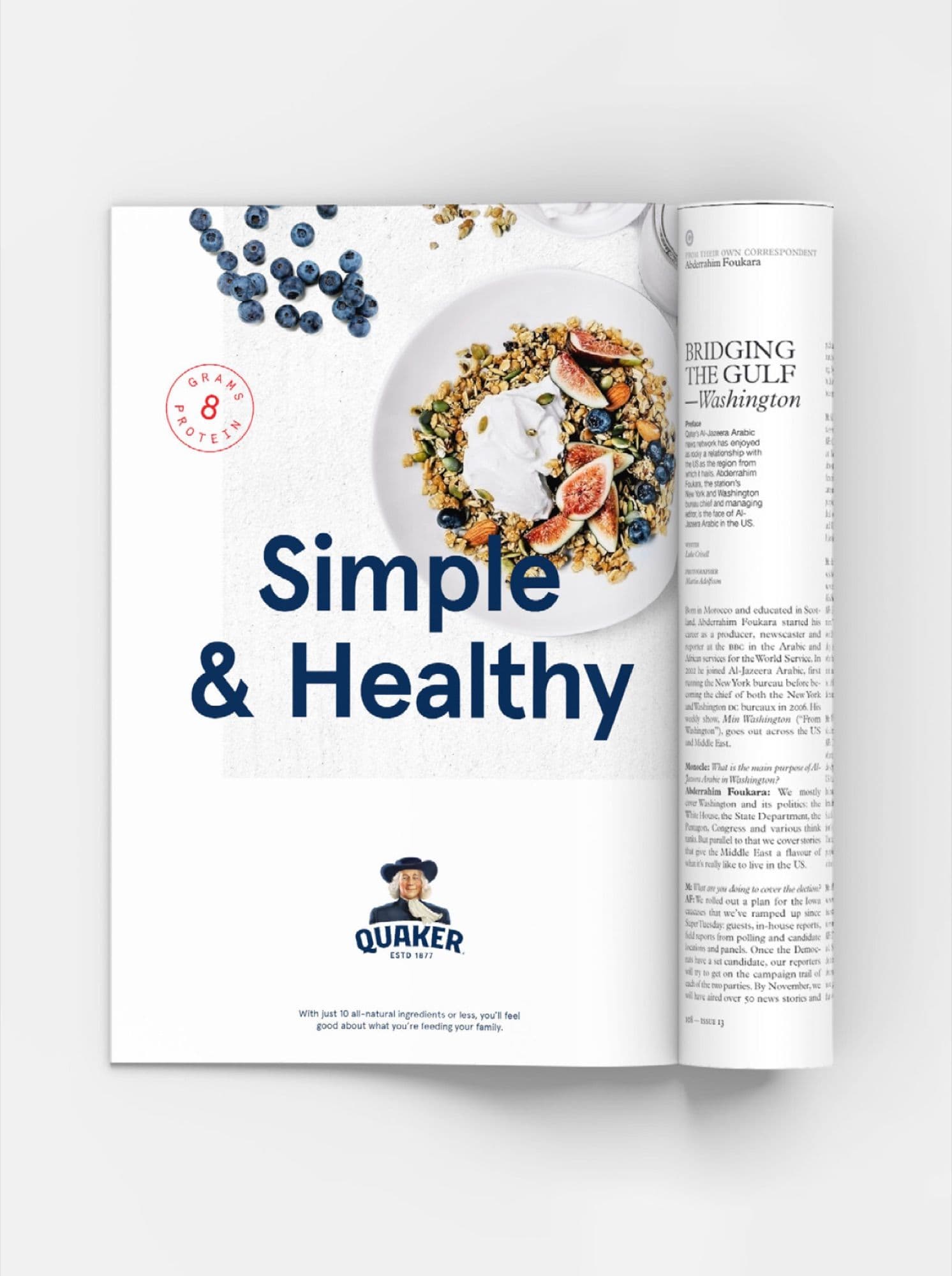 Quaker brand photography