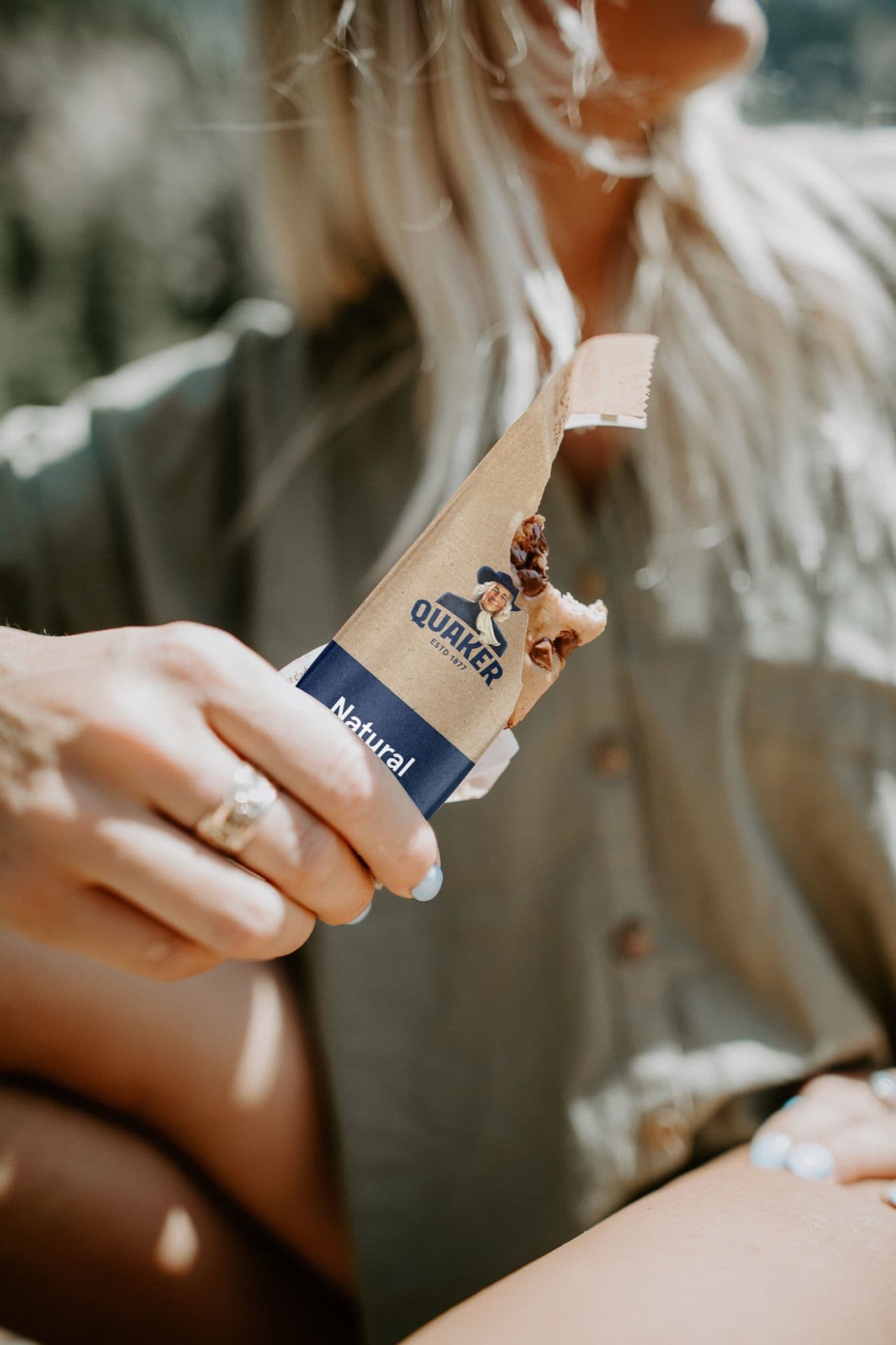 Quaker Oats Bar lifestyle photography