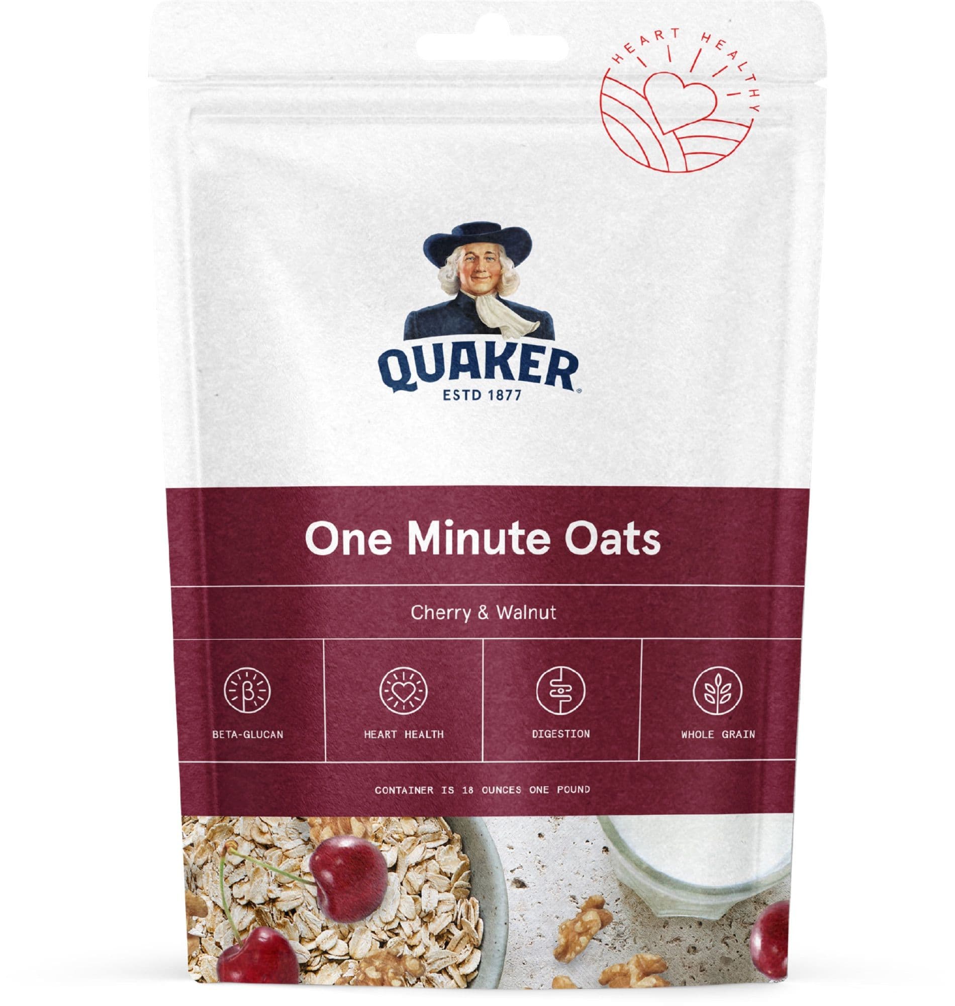 Quaker One Minute Oats packaging